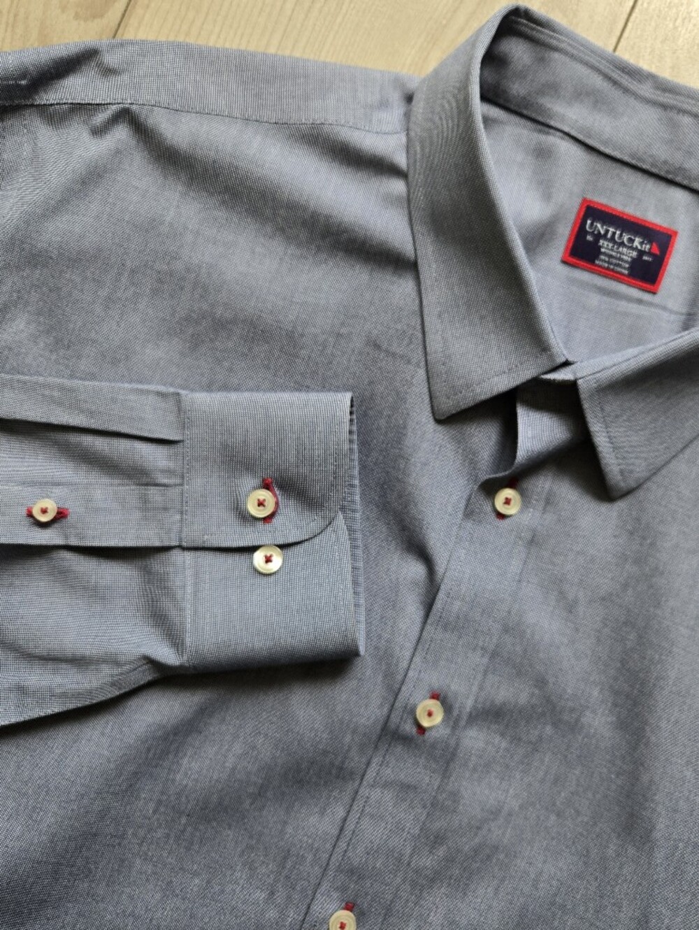 Untuckit Long Sleeve Button Down Montalcino Shirt. XxxL (F6)